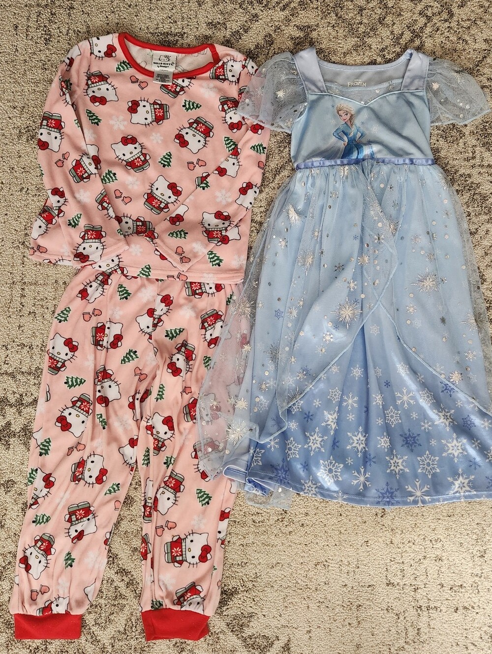 Hello Kitty & Frozen Pajamas